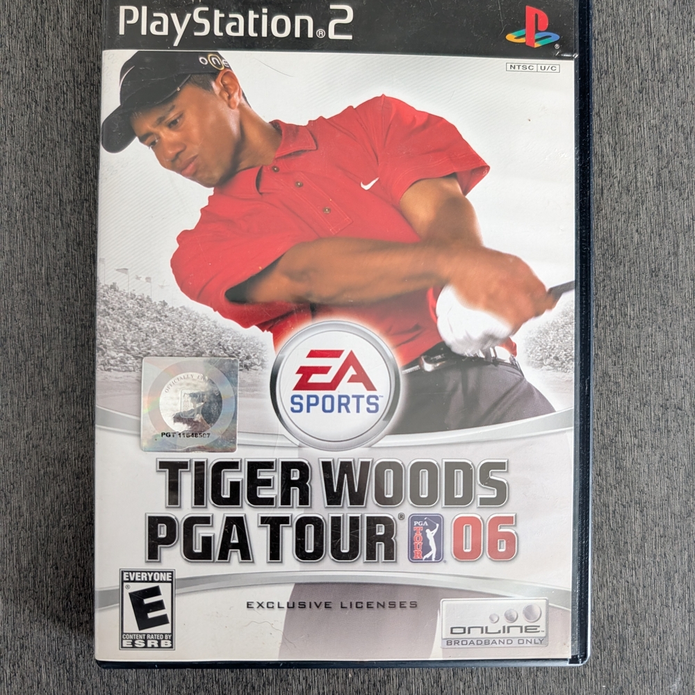 PS2 EA Sports Tiger Woods PGA Tour 06 PlayStation 2 Golf ⛳ Video Game 🎮